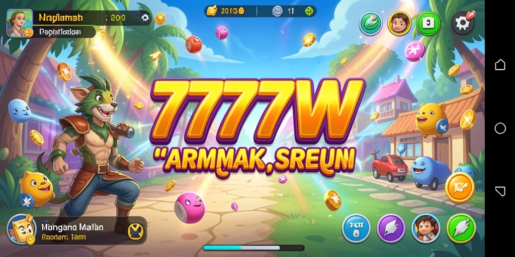 Screenshot gameplay 7777W menampilkan aksi seru dan grafis yang memukau.