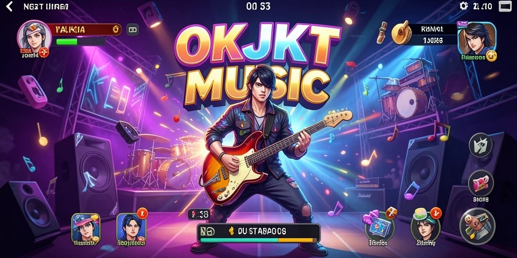 Gameplay seru dengan tantangan musik yang menarik di OKJKT.