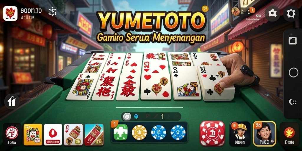 Gameplay seru YUMETOTO dalam permainan Domino.
